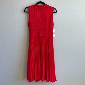 New Red Midi Women Dress